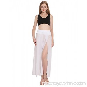 JAKY Womens Sheer Sarong Side Slit Beach Skirt Maxi Swimsuit Cover UPS Swimwear X-Large B071FSXJYL